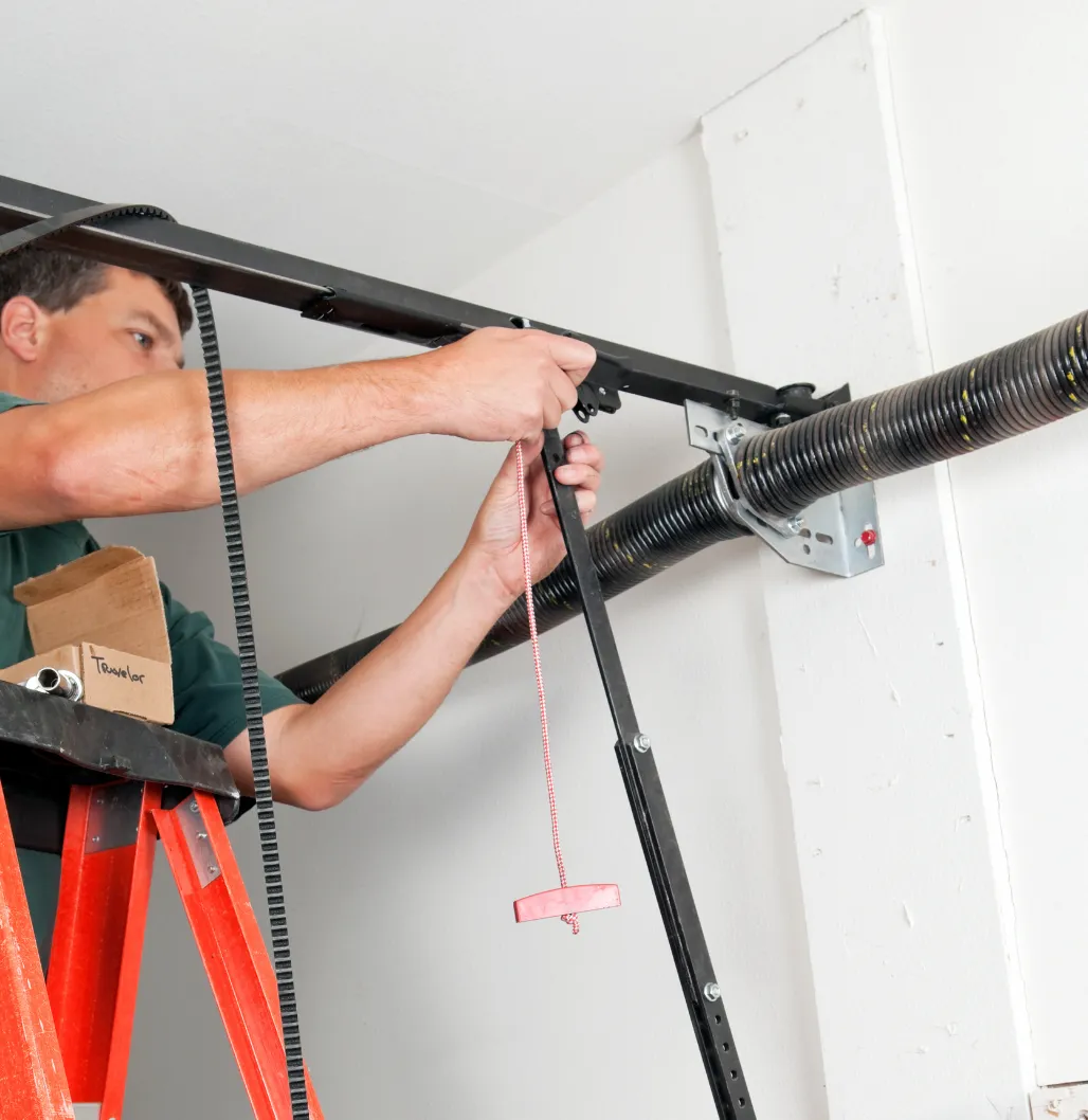 broken garage door spring repair Las Vegas technician service