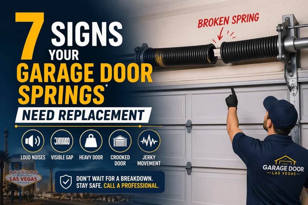Signs Your Garage Door Springs Need Replacement