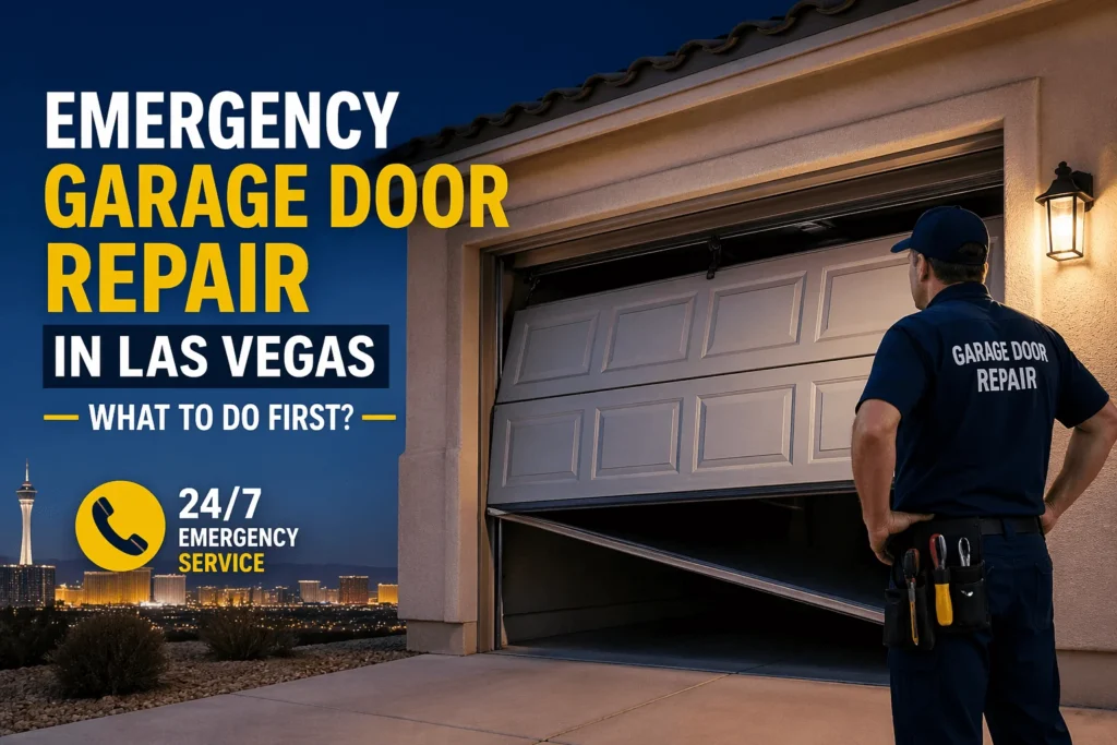 emergency garage door repair Las Vegas 1
