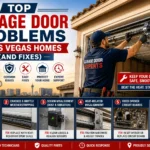 Top Garage Door Problems in Las Vegas Homes (And Fixes)