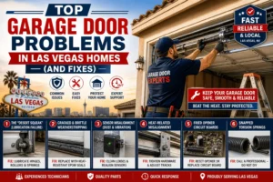Top Garage Door Problems in Las Vegas Homes (And Fixes)